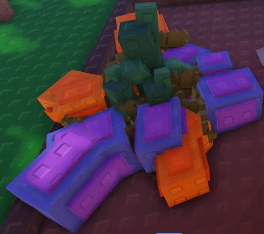 Garden Horizons Biohazard Melon fully grown plant